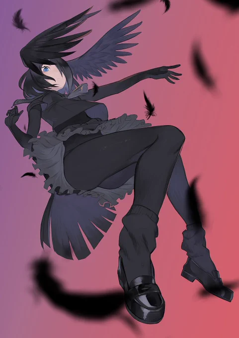 ハシブトガラス 
