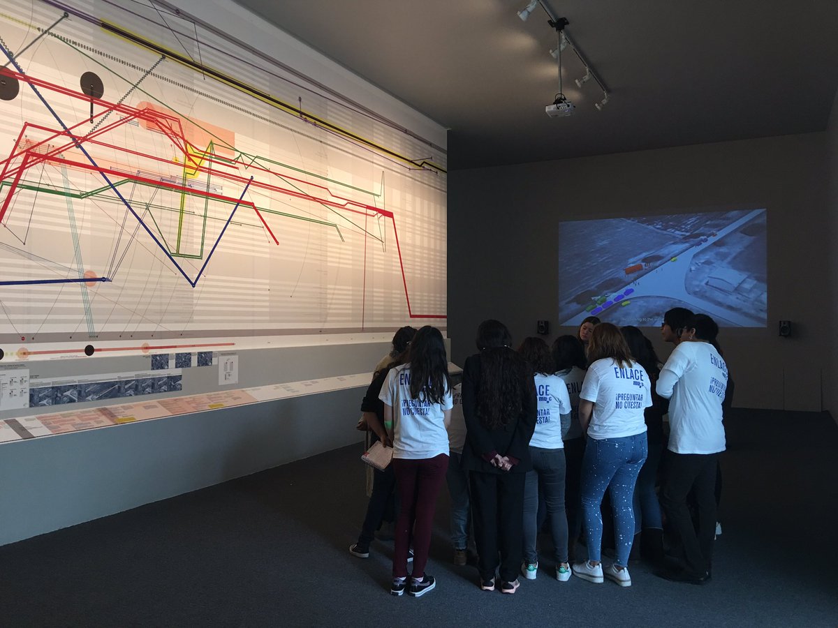 ForensicArchi's tweet photo. En la sala sobre #Ayotzinapa de la exhibición "Forensic Architecture: hacia una estética investigativa", en el @muac_unam https://t.co/A3UmoXfh12
