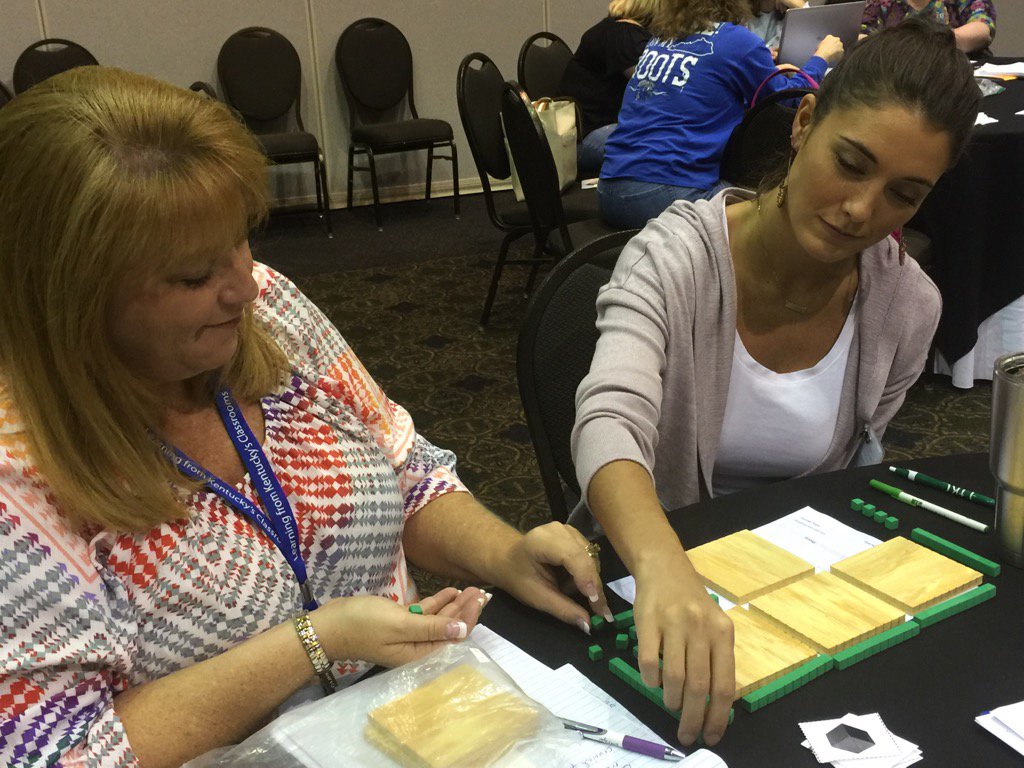 KyStdsAdvocates's tweet photo. Ky #coreadvocates practicing making multiplication concrete for students. https://t.co/3aQ0q3hJxT