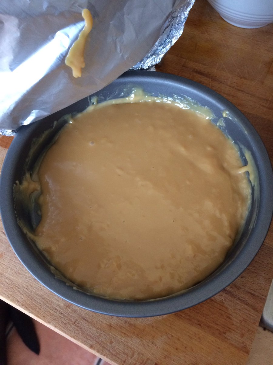 Caramel made for banoffee pavlova.