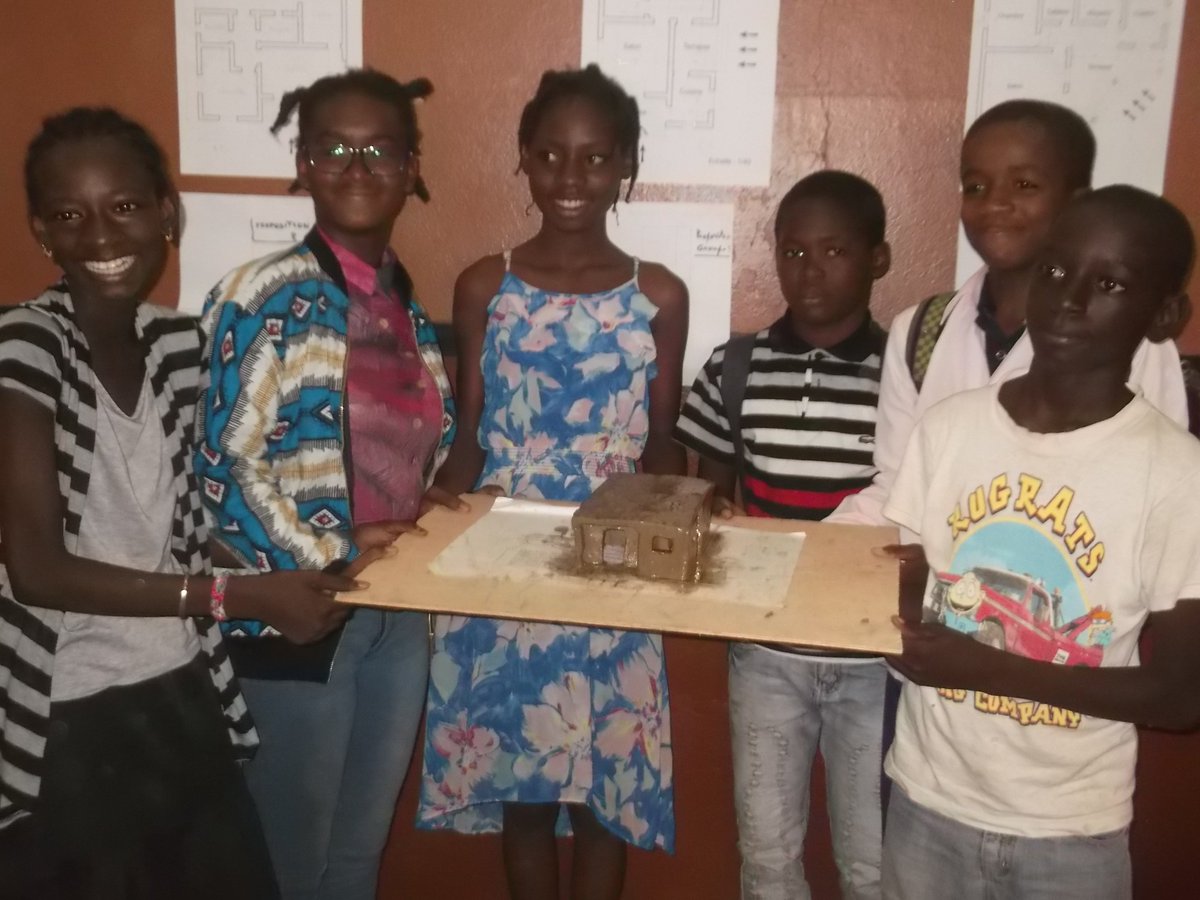 ESIAU_Bamako's tweet photo. Camp Archi_ESIAU_Nerde_2017, les enfants de Inerde Mali https://t.co/lApdDIB7L7 à l'initiation au métier de l'architecture à l'ESIAU https://t.co/SomHkdvYDT