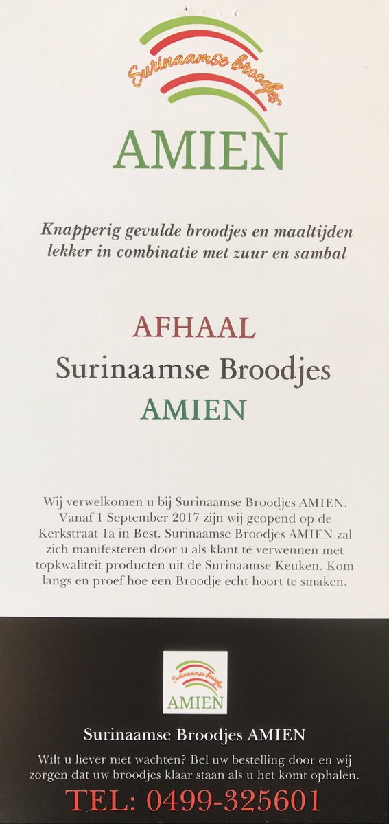 LeonKennis's tweet photo. Heerlijke #geuren stijgen op in #Kerkstraat #GemeenteBest. Lekkere aanvulling, dicht bij huis. #Amien #Surinaams https://t.co/6W8pQm6ltK