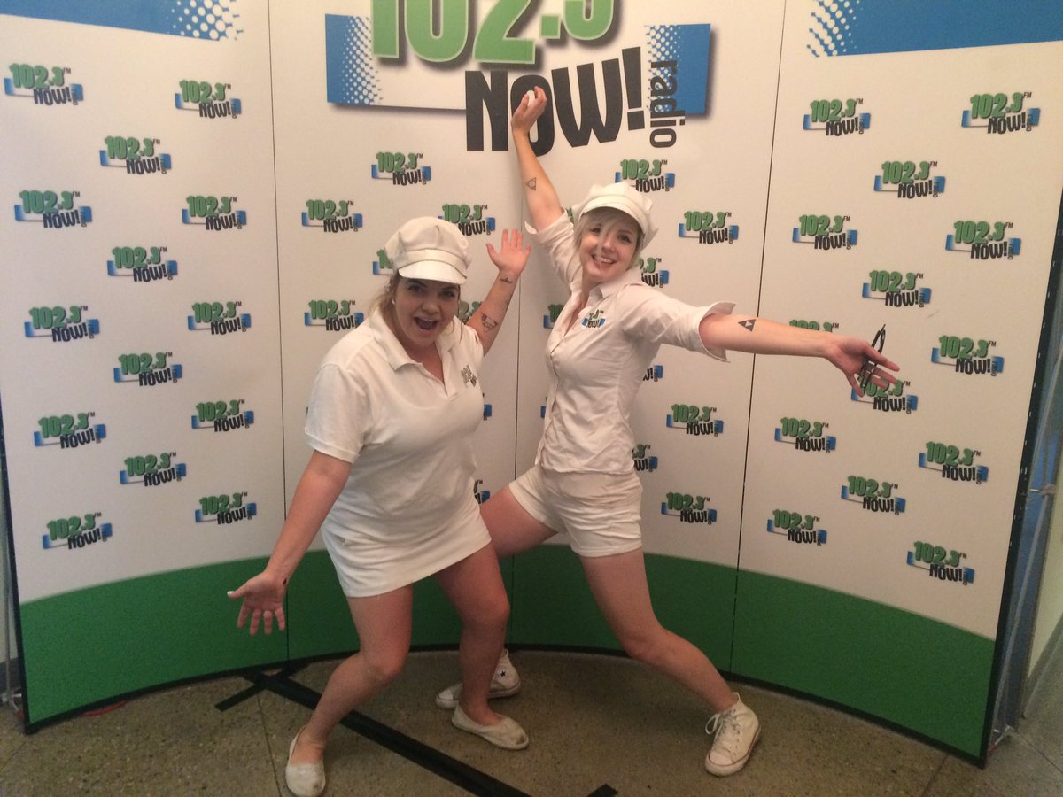 NOWJenna_Rous's tweet photo. @NOWIced_Tee &amp; I are ready for the #NowCarnival! Are you?! Come see us from 10-2 at the station! #1023nowradio #NOWtrucksicle https://t.co/eHXaCJw6T1