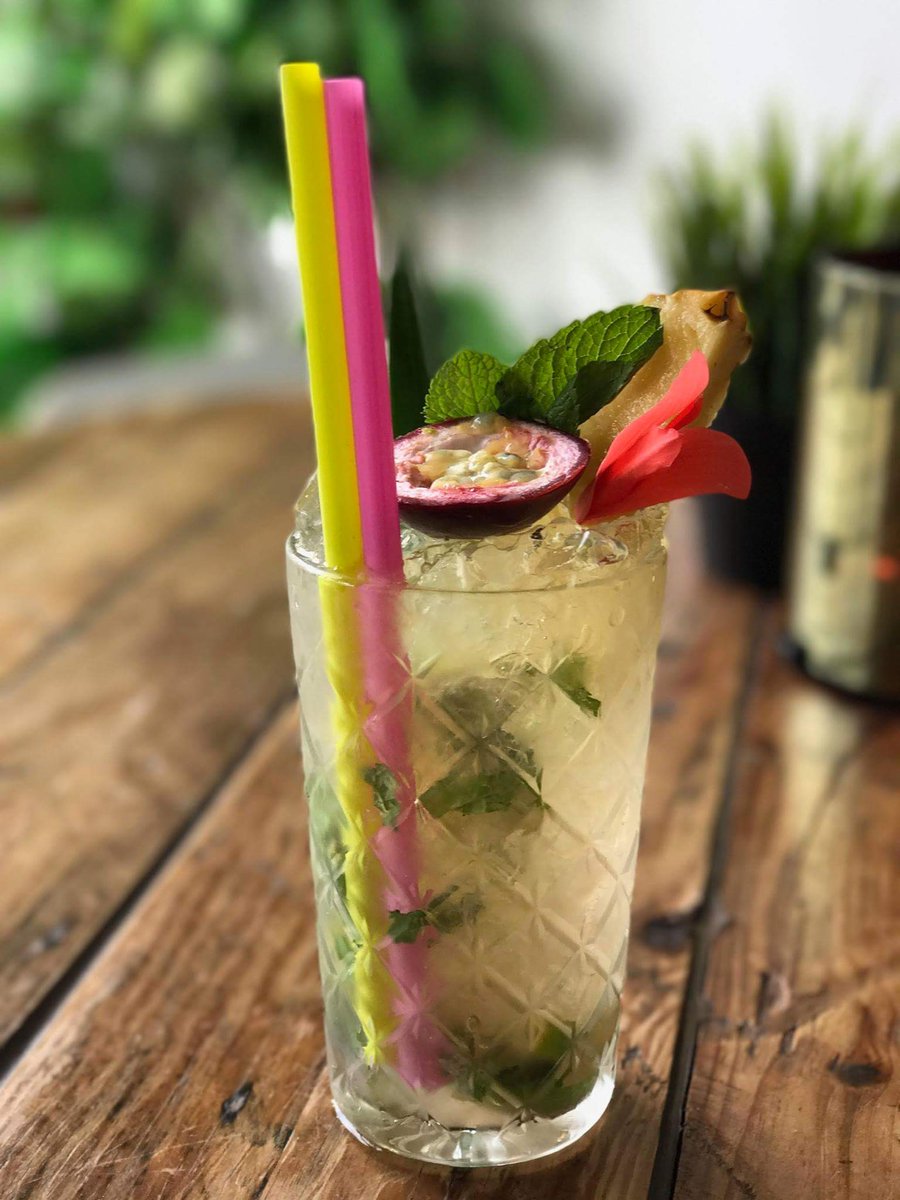 SUMMERS NOT OVER YET! new passion fruit, pineapple and Koko Kanu Coconut Mojito. Walk-in tables available for cocktails, beers &amp; kebabs! X