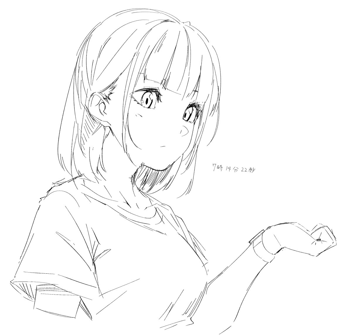 落書きのついでにこの前の腕時計問題 