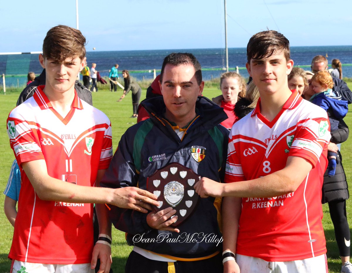 shamrocks55's tweet photo. Congratulations to @loughgielgac winning @northantrimgaa U16 championship over @DunloyGAC 4-19 to 2-15 https://t.co/MlupduGox3
