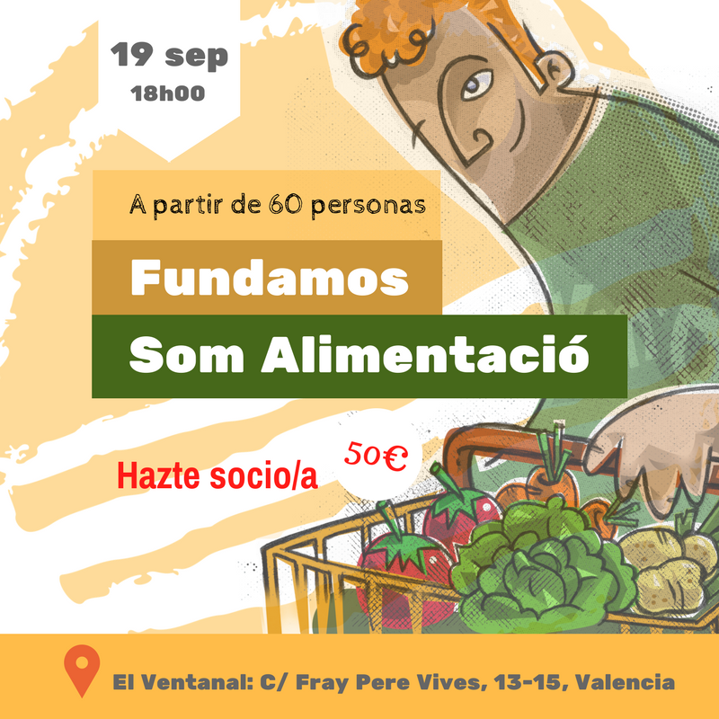 SomAlimentacio's tweet photo. [ACTO]: ¡Sí, por fin a llegado, fundamos Som Alimentació!
🗓️ Martes 19 sep
🕢18h00
🏠@AC_ElVentanal 

Más información: https://t.co/uZeVhuDk4h https://t.co/R9d0UtBnDH