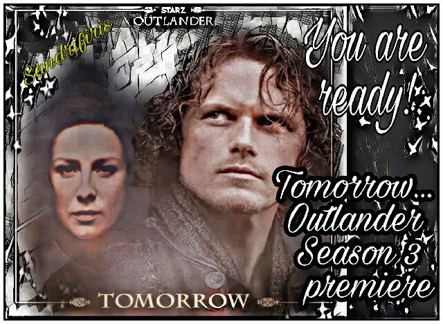 sandrifiris's tweet photo. Tomorrow!!
Outlander returns September 10 on Starz
#CountdownToOutlander #VoyagerIsComing #JamieFraser #SeasonThree @SamHeughan https://t.co/YR17DURzh0