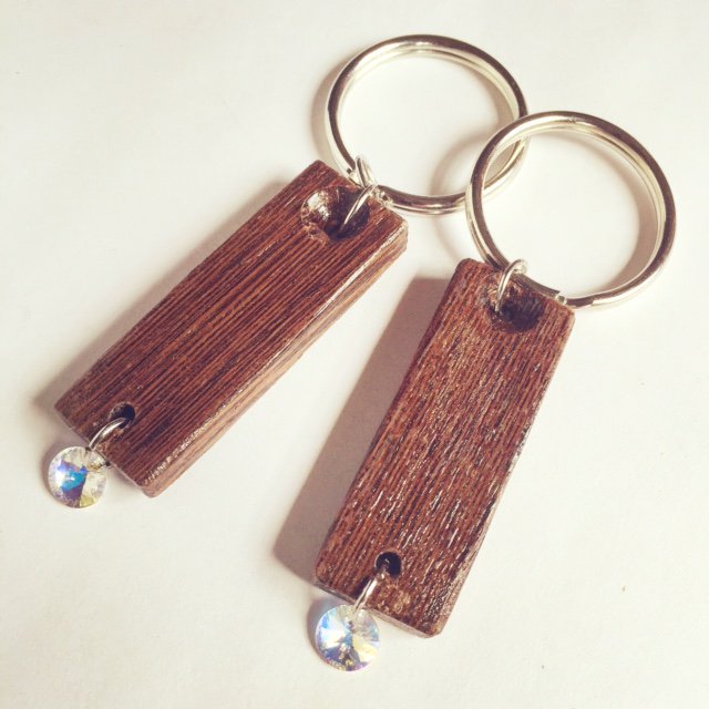 MPDesignCompany's tweet photo. See these Wenge Wood Key Ring with @swarovski Crystal @York_Makers #MadeInCanada Market Sept 23 @AuroraCulture #handmade #EtsyMadeinCanada https://t.co/Xxtz9Nw1s2