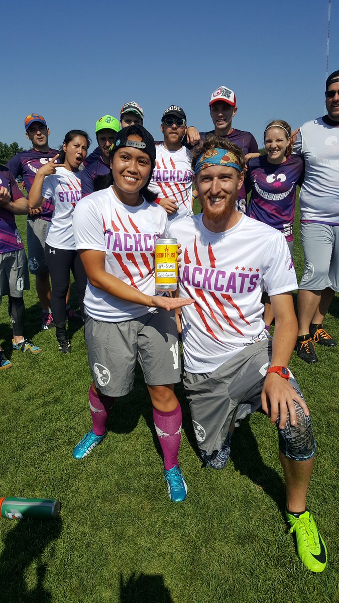 Stackcat-tacocat showdown!! Stack takes the game 13-2 <a href="/ShortFuseBeer/">Short Fuse Brewing</a>