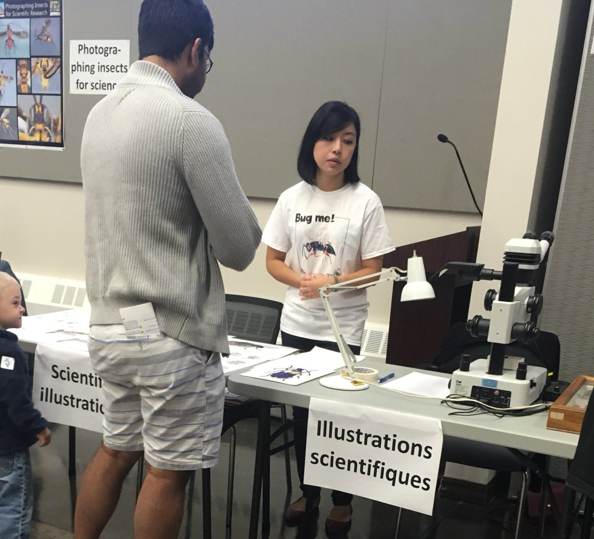 LeanderCampbell's tweet image. This is Jessica who works across the hall from the Earth Observation team. She does scientific illustrations. #awesomedetail @bugdayOttawa