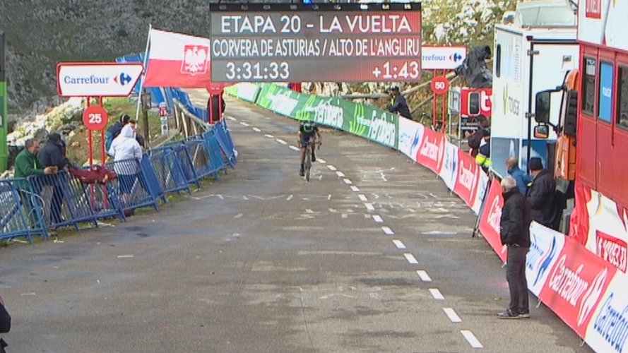 #LV2017 Contador (TFS) gana en L'Angliru; Froome (SKY) sella su triunfo final. <a href="/RichardCarapazM/">Richard Carapaz M</a> concluye 11º en la etapa, a 1'46".