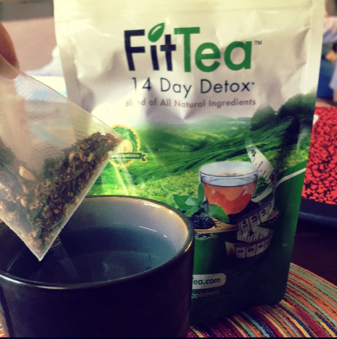 HtownRaRa's tweet photo. Day 1 on #MyfitTea journey! #Freeplease #FlourishVoxbox let's do this! https://t.co/tcT1Q3tbOw