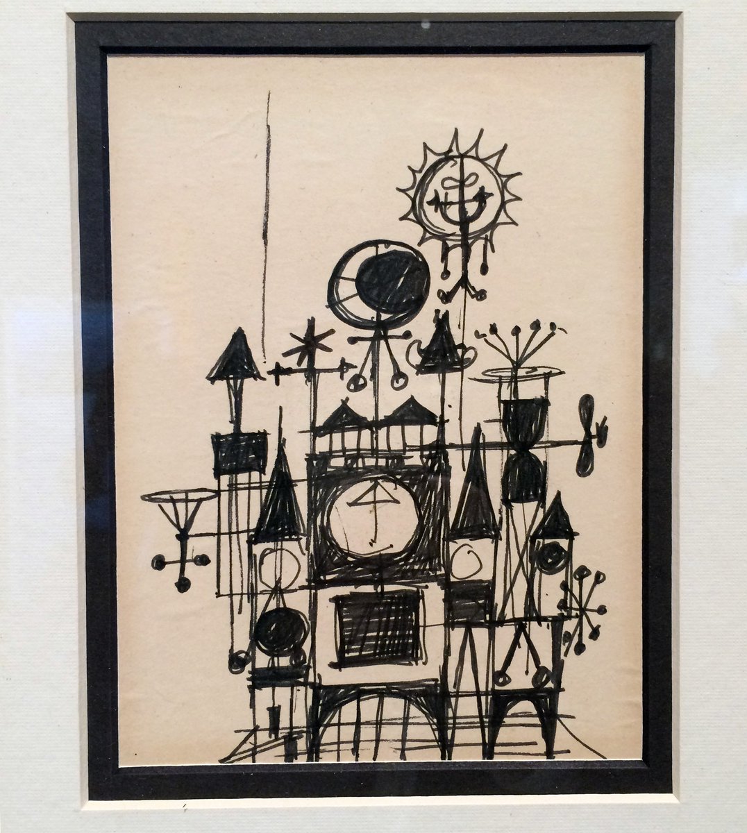 Rick Law Original It S A Small World Mary Blair Sketch On Display At The Rolly Crump Exhibit Oceansidemuseum Disney Disneyland Maryblair Art T Co O5wtimorl3