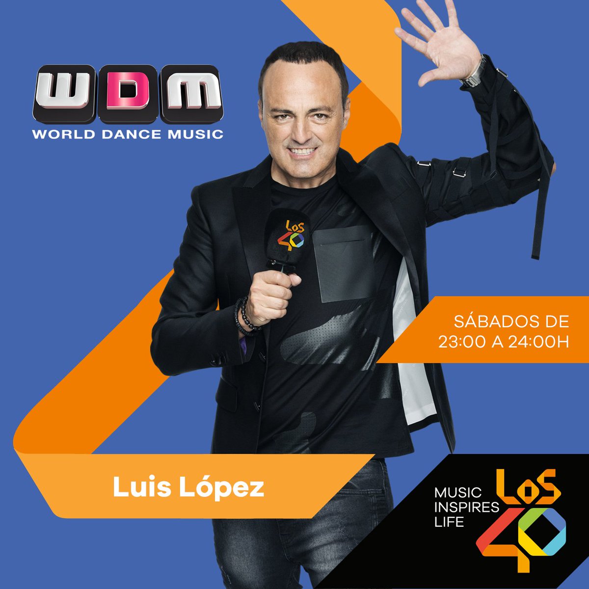 Comenzando <a href="/WDMLOS40/">World Dance Music</a> en <a href="/Los40_Spain/">LOS40</a> . Escucha YA!!  play.los40.com. Participa hoy con el HT #SabadoNocheWDM 🔝🔥📣🚀