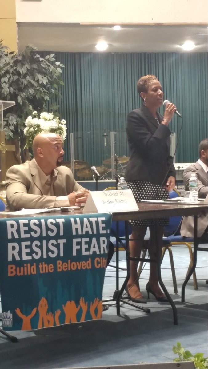 AdrienneCD28's tweet photo. Loved seeing #District28 at Faith Over Fear's Candidate Forum https://t.co/MVs2n7zWfz