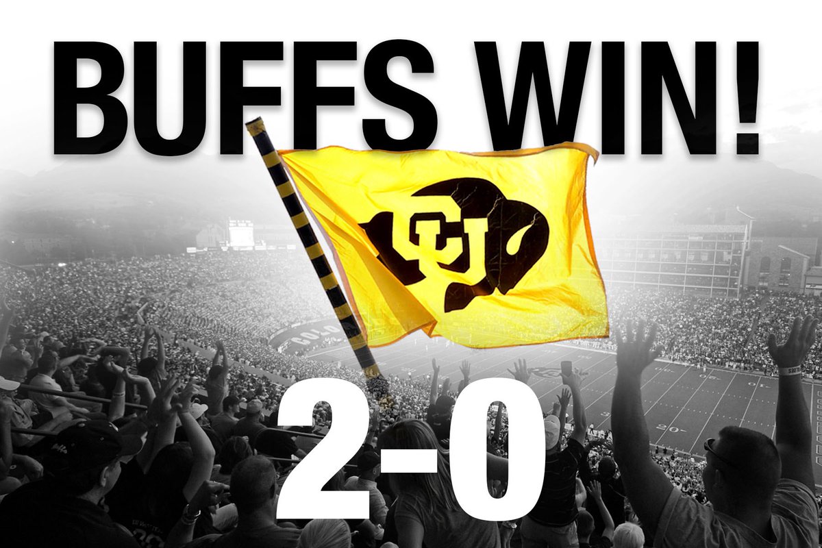 CUBoulderAlumni's tweet image. BUFFS WIN!!