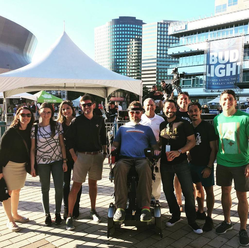 Loved having some of our Awesome Ain't Easy challengers present the check on stage to @teamgleason Today is the la… ift.tt/2gSVcLd
