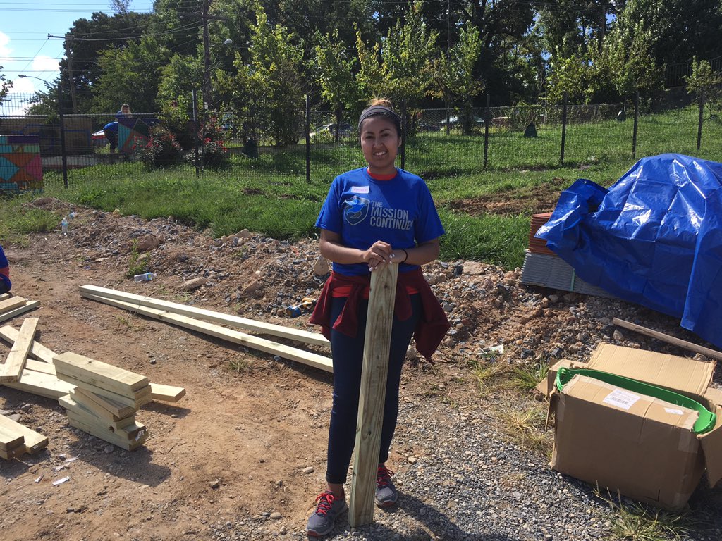#D412 at 9/11 Day of service at East Capitol  Urban Farms <a href="/JRames13/">Jason Ramey</a> <a href="/JustinBowen01/">Justin Bowen</a>