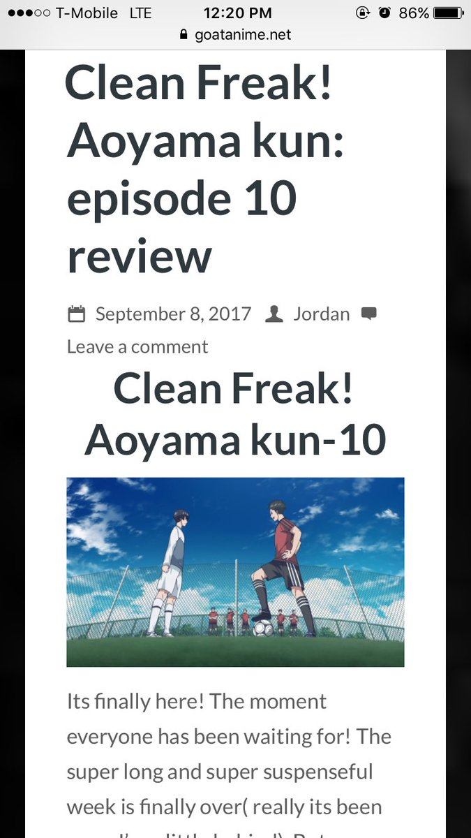 GoatAnime1's tweet photo. Today's #GOATPostDay 😁 What are you waiting for guys? Go check the site out now! https://t.co/txV4cQkbYN https://t.co/owCV9R3gDz