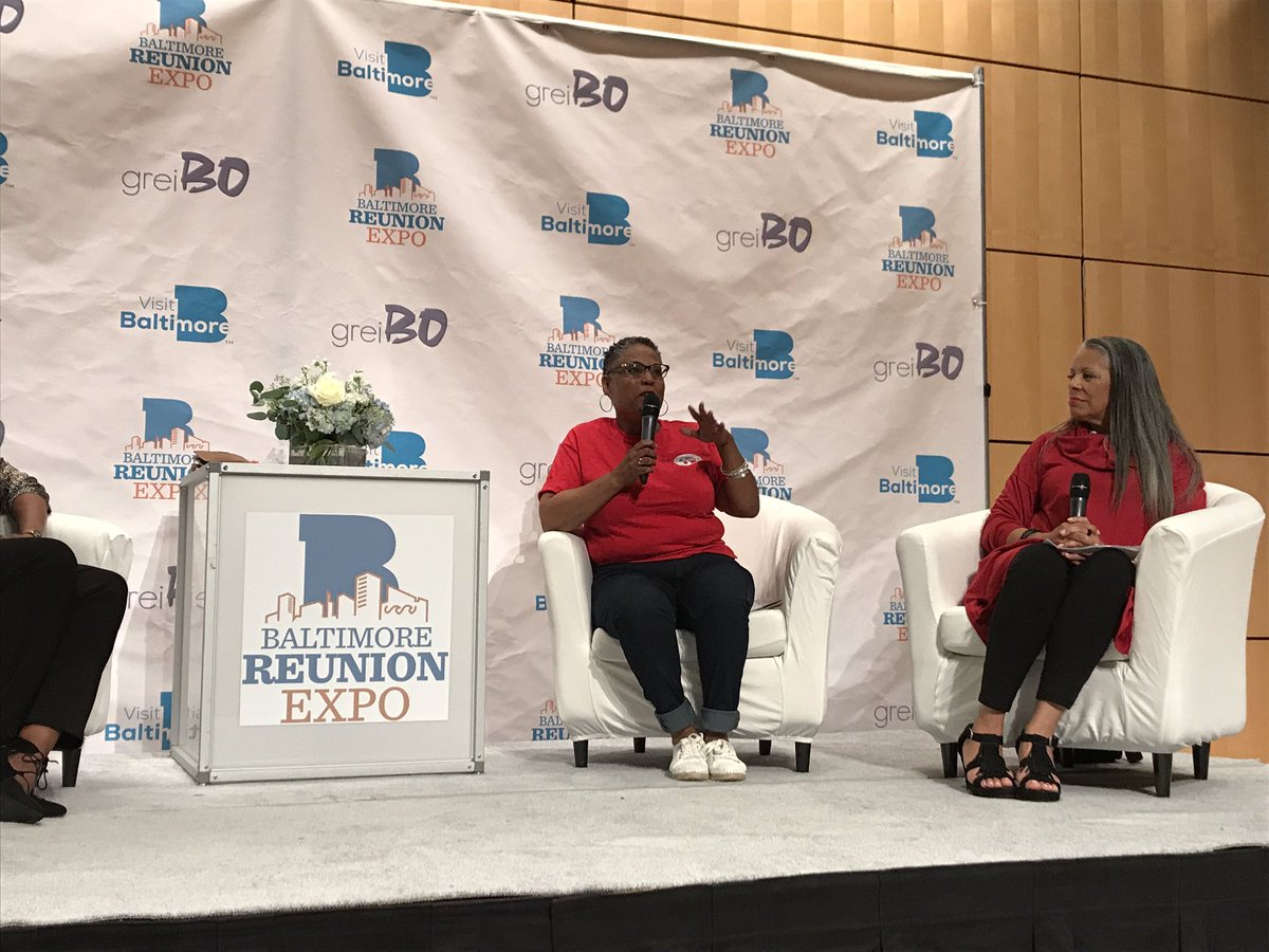 BaltimoreMD's tweet photo. "We have fascinating history and need to share it with our families." - Shauntee Daniels of @baltimore_nha #BRE2017 #MyBmore https://t.co/Ezm9jKAvAP