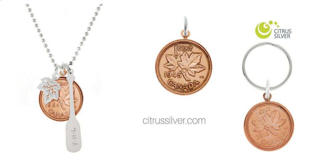 FREE lucky Canadian penny keychain or charm (in year of your choice) with $135 purchase. Learn more: ow.ly/bCr730f1tVO