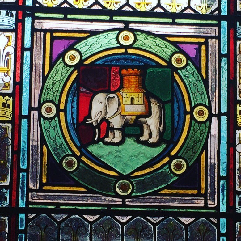 emma_2981's tweet image. @heritageopenday #StMarysGuildhall #Coventry #heritageopendays #ElephantAndCastle #StainedGlassWindow