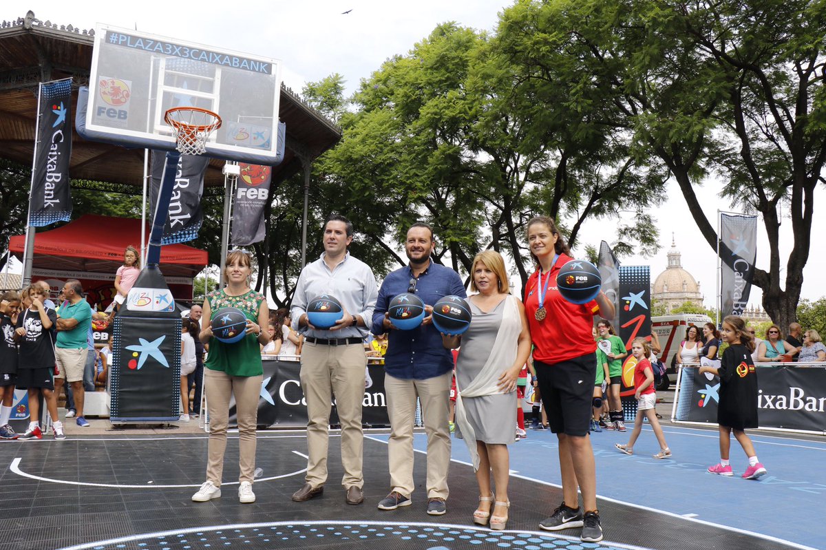 Finaliza una magnífica jornada de baloncesto en Jerez. Más de 3000 personas disfrutaron del #PLAZA3X3CAIXABANK