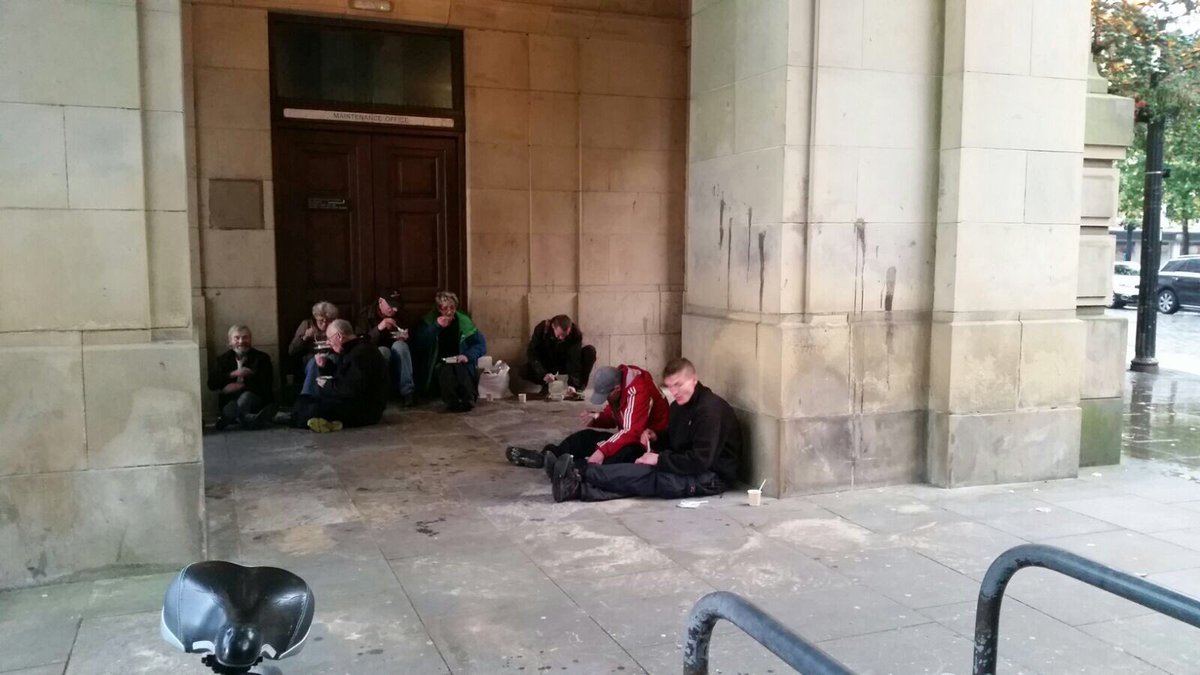 OUT now, feeding the homeless in Manchester AND a street kitchen at the same time in Bolton! 😃😃😃😃