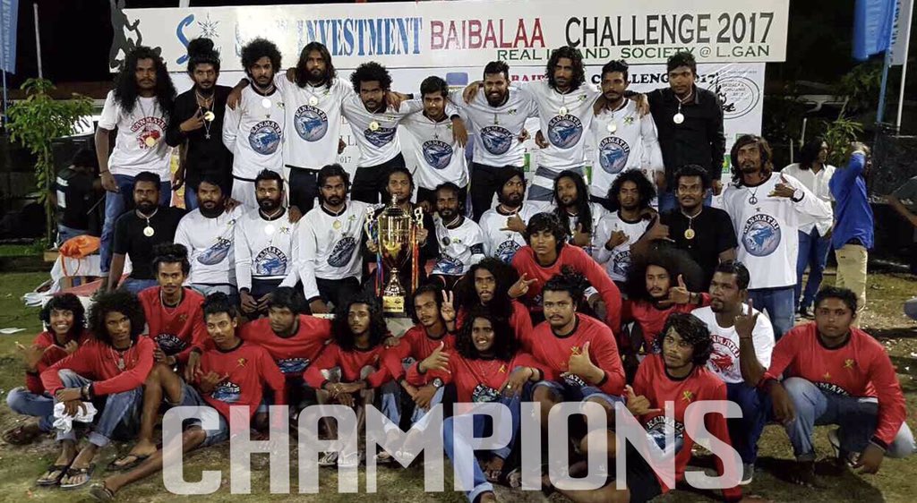 "Snow Investment" Baibalaa Challenge 2017. CHAMPIONS 🏆
#MukurimaguUnderground
#oneMukurimagu
#IslandYouthUnited
<a href="/baibalaaAssocMv/">Baibalaa Association</a>