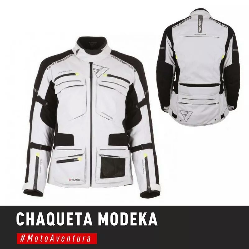 Motoaventuracl's tweet photo. Chaqueta #Modeka, mod. Tacoma. Impermeable, 2 forros int. y ventilaciones desmontables para toda temporada, color gris
@Motoaventuracl https://t.co/e8IK6GjTxV