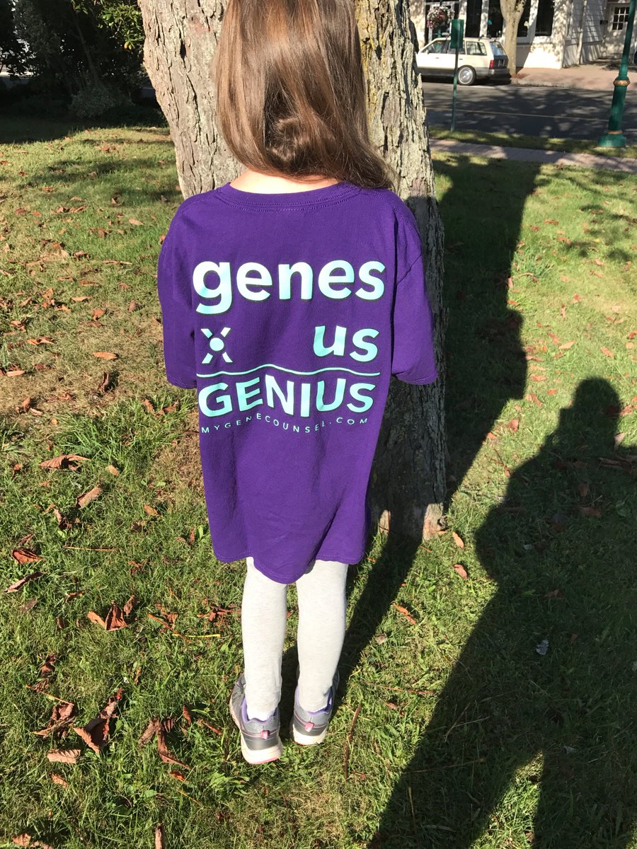 MyGeneCounsel's tweet photo. @MyGeneCounsel t-shirts are here! Get yours at https://t.co/TJYFUZuuNN #geekout17 #Science #STEM #TShirt #Genetics @gcchat @GenC_SM https://t.co/pILtjNHoYg