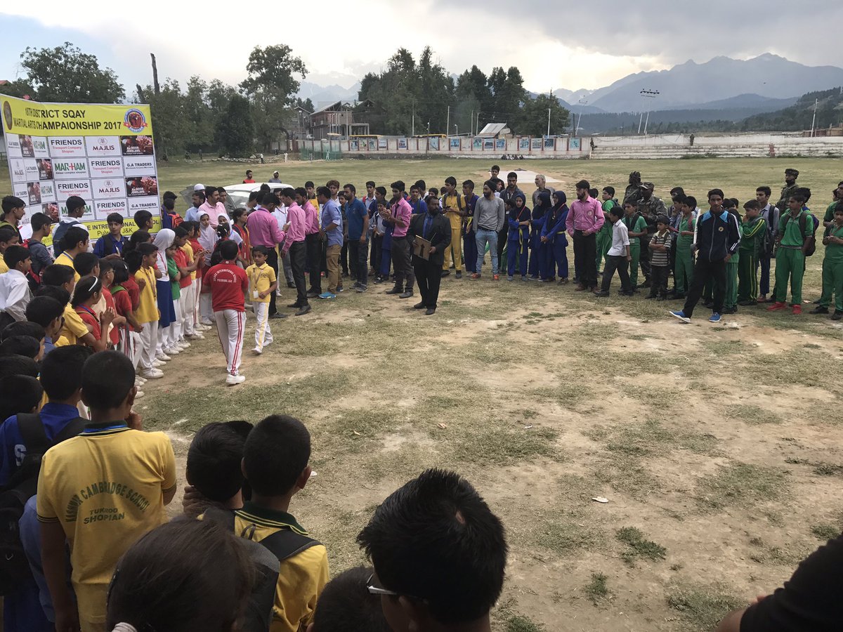 Touseefraina's tweet photo. The enthusiasm &amp; liveliness of the children was very refreshing at the 
PrizeDistributionCeremony of SQAY MartialArts Championship, Shopian! https://t.co/kvwzzhzFA6