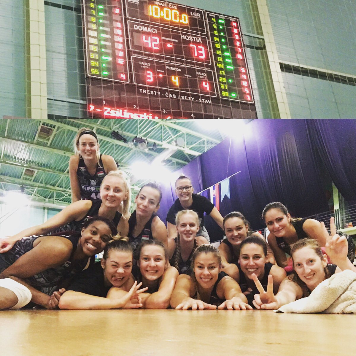 Pinkk424's tweet photo. Győzelem a házigazdák ellen!
BKM Junior Nitra-PINKK Pécsi 424 42-73
(11-16; 6-18; 9-21; 16-18) https://t.co/BBoFya4Hr8