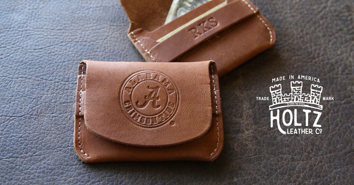 RTR! We haven't forgotten our Alabama fans! Officially licensed University of Alabama branded products! 
holtzleather.com/product-catego…