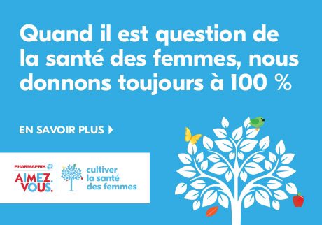 C'est aujourd'hui que débute la campagne Cultiver la santé des femmes. Allez à votre <a href="/PharmaprixQC/">Pharmaprix</a> pour participer. #pharmaprixaimezvous