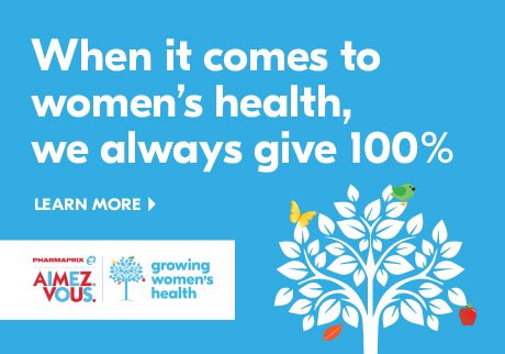 It's starting today!  Go to your local <a href="/PharmaprixQC/">Pharmaprix</a> to contribute to women's health. #strongwomen #pharmaprixaimezvous