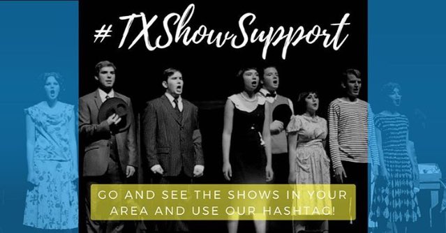 When does your first show open? DM us your show promo posters, or post them yourself using our hashtag #TXShowSupport !