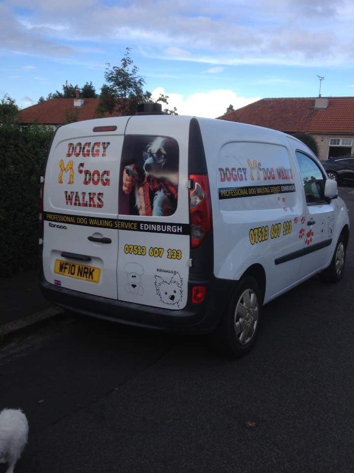 doggymcdogwalks's tweet photo. Thanks to Sean at @signitrite for doing a great job on my van, love it. #doggymcdogwalks #signitrite https://t.co/YcA4bTPNkt