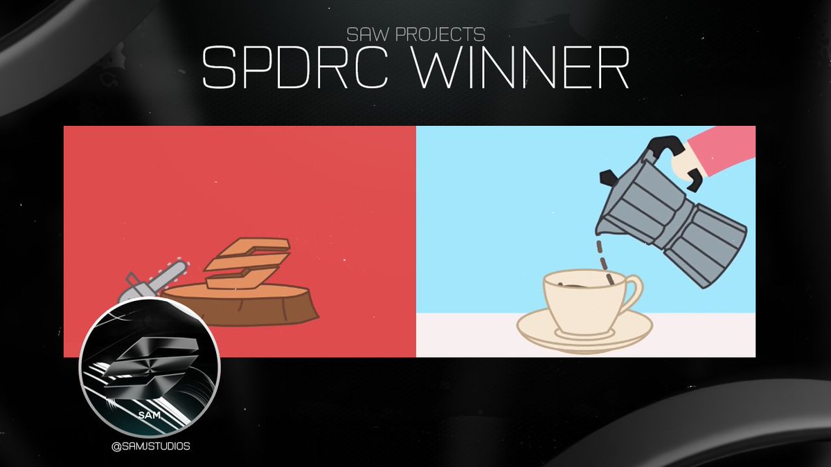 TheSawProjects's tweet image. Welcome the 1st Winner of the #SPDRC, @samjstudios!
