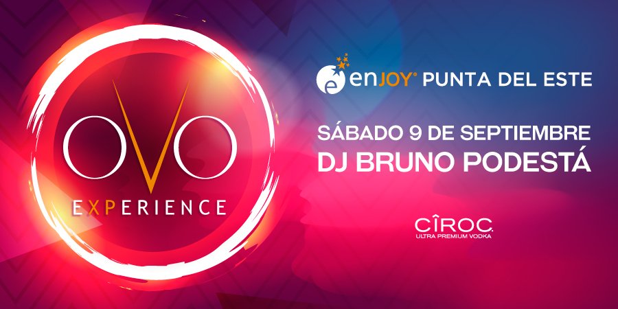 OVOPunta's tweet photo. Noche de fiesta!!! Llega una nueva edición de #OVOexperience!!! No faltes ;) https://t.co/o7hjxygeSa