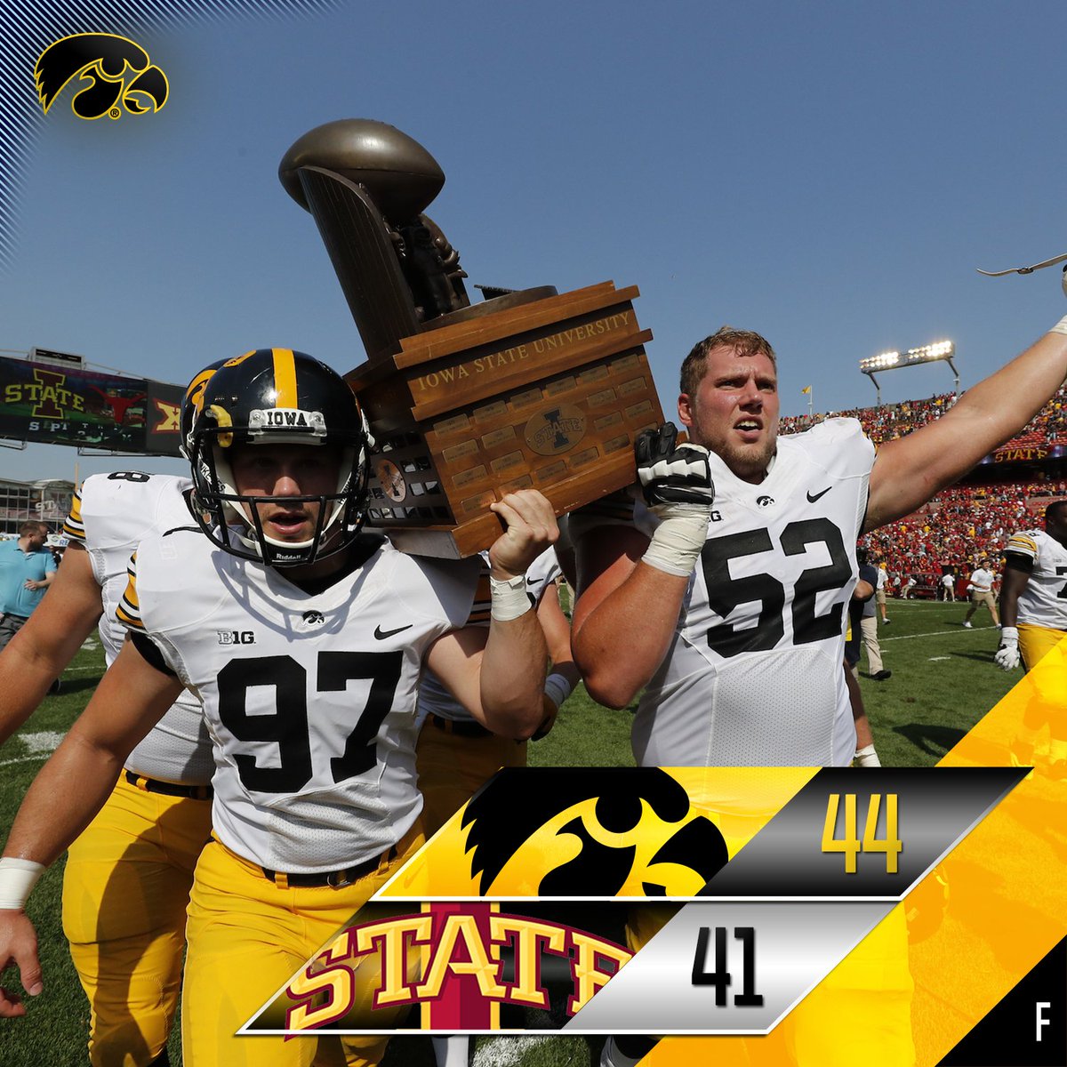 HawkeyeFootball's tweet image. Hawkeye State | #Hawkeyes