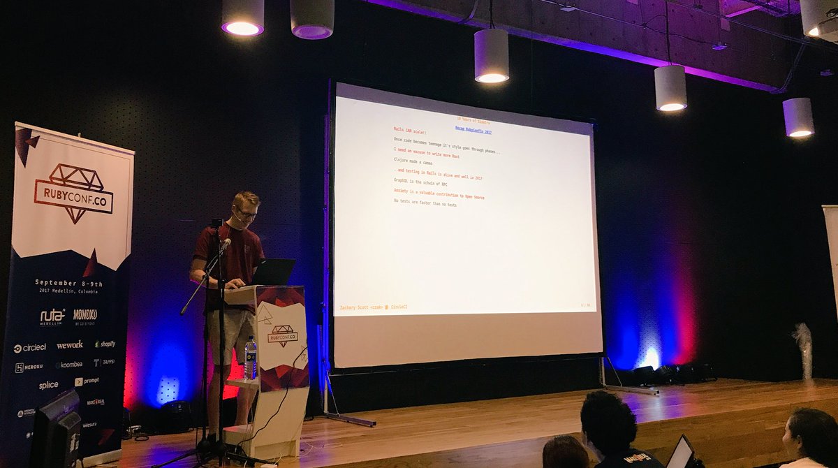 "10 years of Sinatra" by @_zzak from @circleci #RubyConfCo