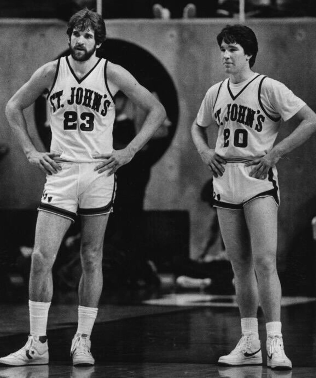 St. John's Men's Basketball on X: #TBT Chris Mullin & @34billy42 1984 @ Olympics #RedStormRewind #SJUBB  / X
