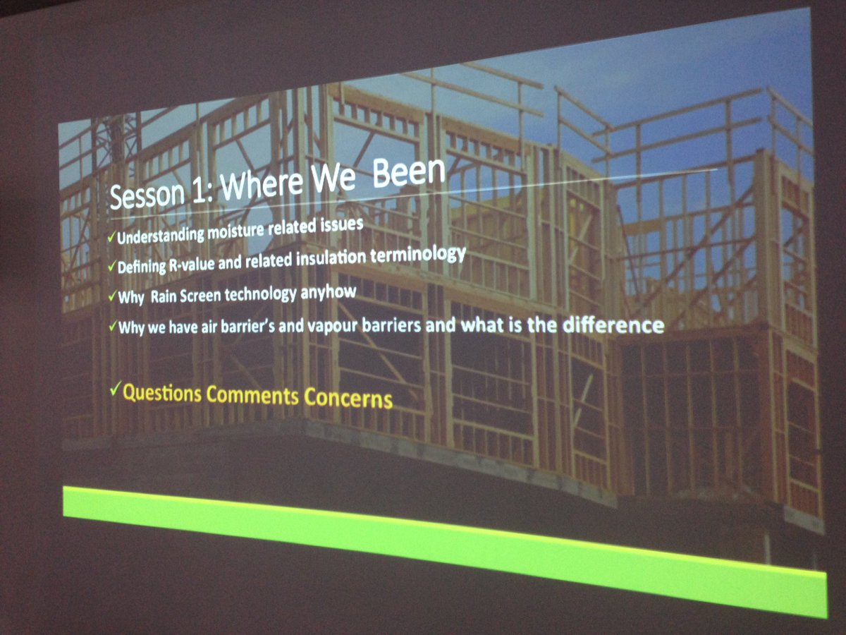 R-Value, moisture, and rain screen tech. Q&amp;A on how green is spray foam &amp; what's the next 50 years going to cover... #construction