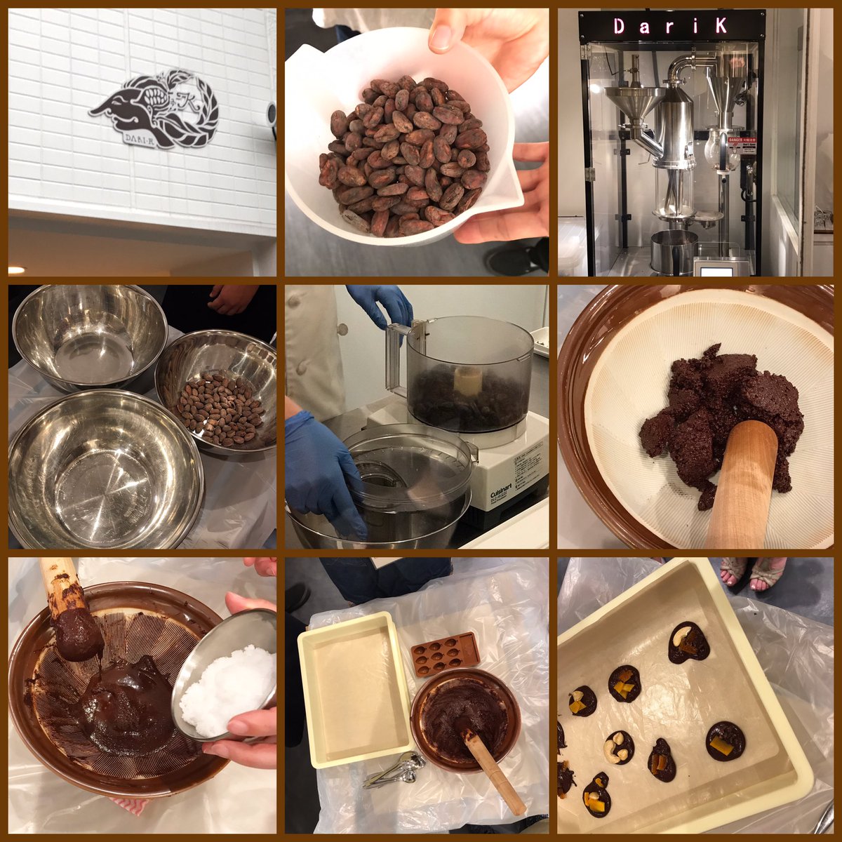 なっちゃん On Twitter 京都 Darikさんで チョコレートワークショップに参加 カカオ豆からチョコレートを作りましたよ 途中でおやつもいただき 美味しいチョコレートのお土産まで 参加者 みんなで盛り上がり楽しい会でした Darik カカオ豆からチョコレート