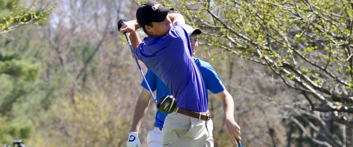 EphSports's tweet photo. Sophs Will Kannegieser &amp; Sam Goldenring Card 71s to Lead Ephs to a 9-Shot Lead on Day One at Middlebury Fall Classic https://t.co/RbusUzFX0V https://t.co/43dj5U0Uji