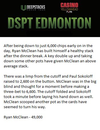 purepokeryh's tweet photo. #DSPTEDM Event #1 - Day 1B

Level 9 - 300/600/100

Entries: 159
Remaining: 81

@AceKicker_19 Keeps Rising https://t.co/8z2iYXKWAn