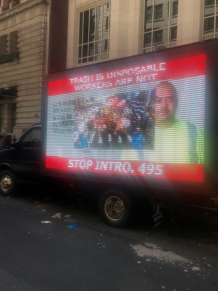 NYRWMInc's tweet photo. At this year's Labor Day Parade, @laborers108 demonstrated to #Kill495, which they say will put their members out of work #JobsMatter https://t.co/iySKbU2pov