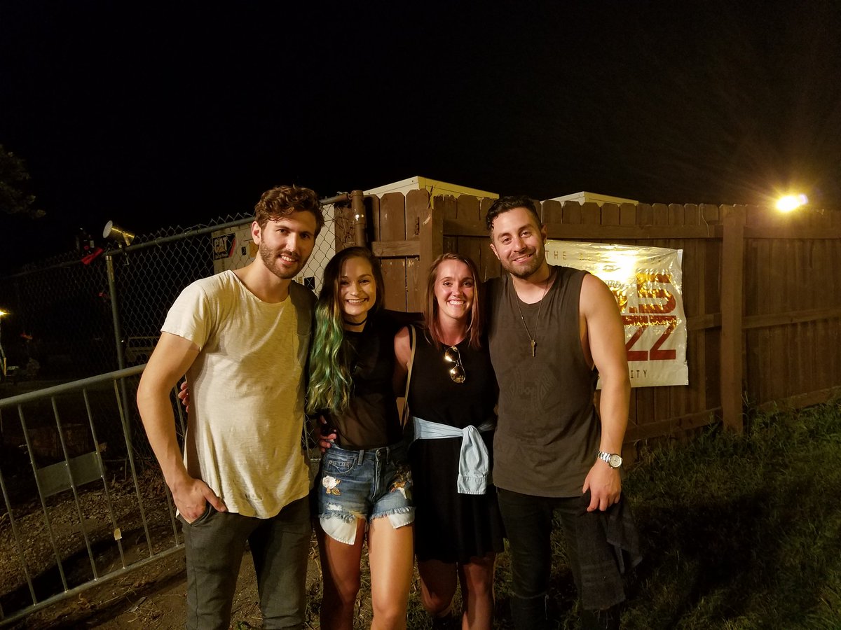 tedballs7's tweet photo. Amazing set and then we met The Score 😍 @thescoremusic https://t.co/V7qv4dGeB9